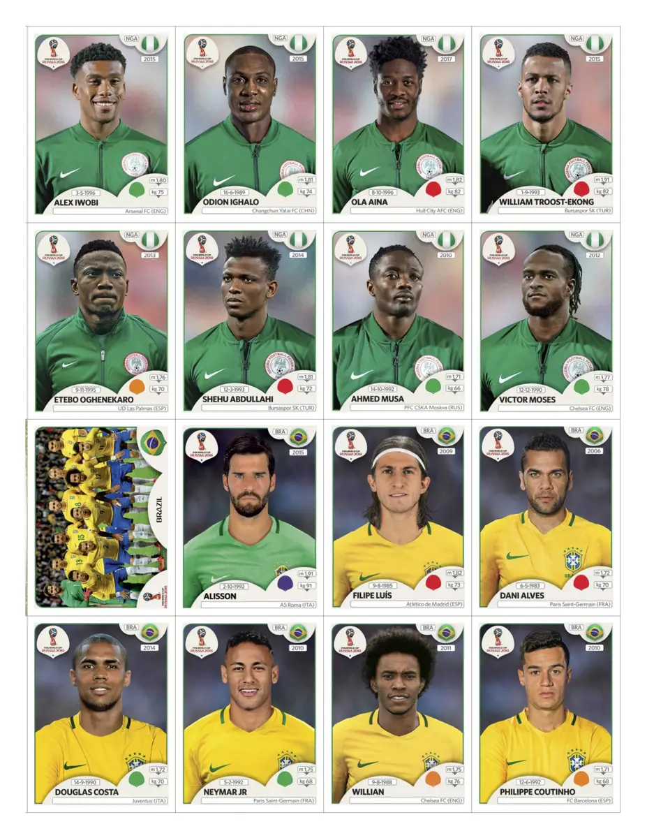 Figurinhas P Imprimir Copa Do Mundo Russia 2018 + Legends 7 Figurinhas P Imprimir Copa Do Mundo Russia 2018 + Legends