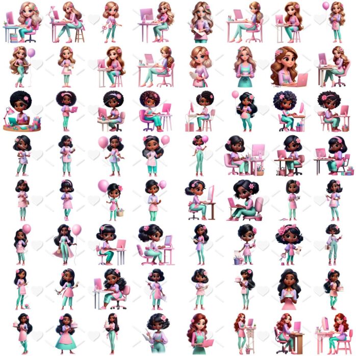 Ilustracoes Artesa Empreendedora Cute 3d Fofo Imagens Png 2