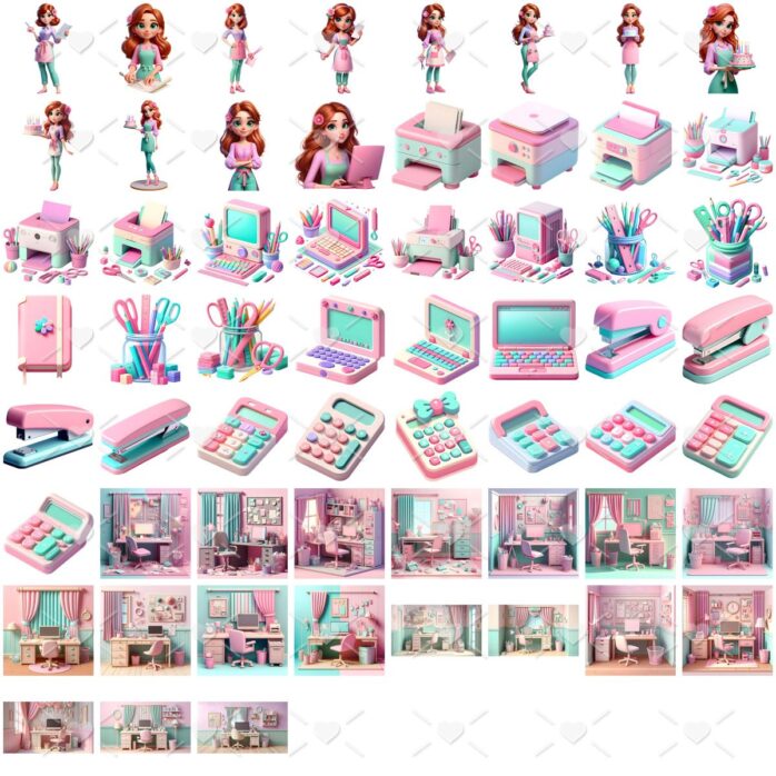 Ilustracoes Artesa Empreendedora Cute 3d Fofo Imagens Png
