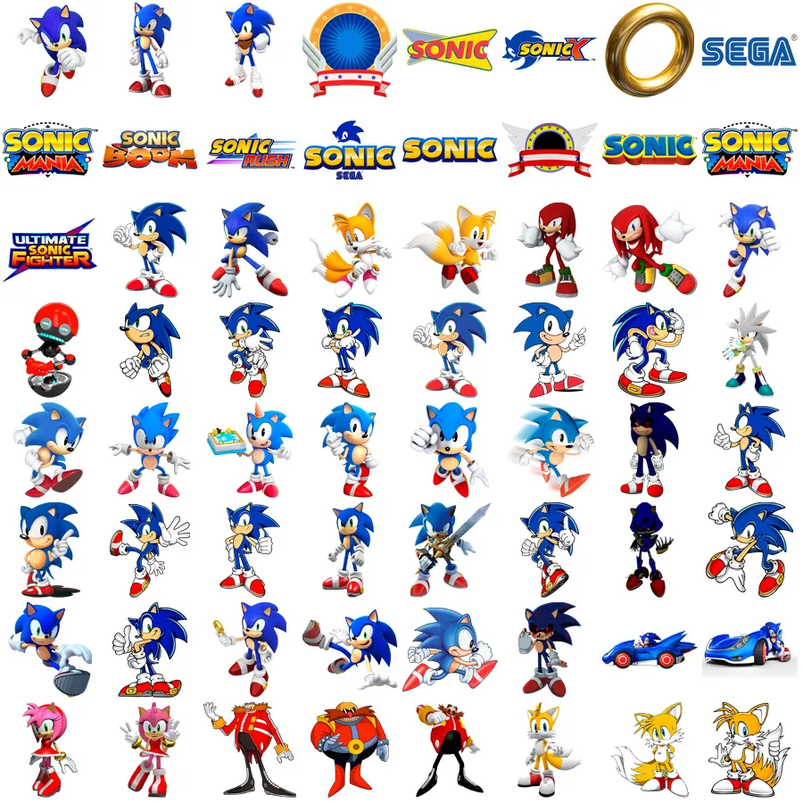 Ilustrações Sonic Png Arquivo Digital Para Criar e Imprimir