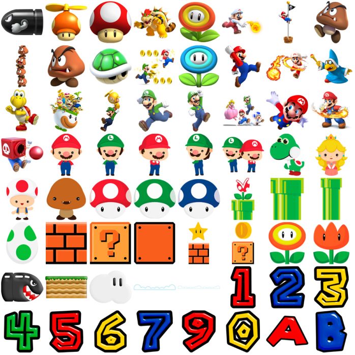 Imagens Png Super Mário Bros Para Produtos Personalizados