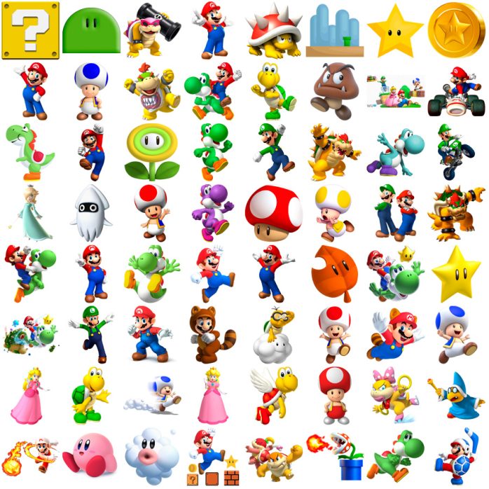 Imagens Png Super Mário Bros Para Produtos Personalizados