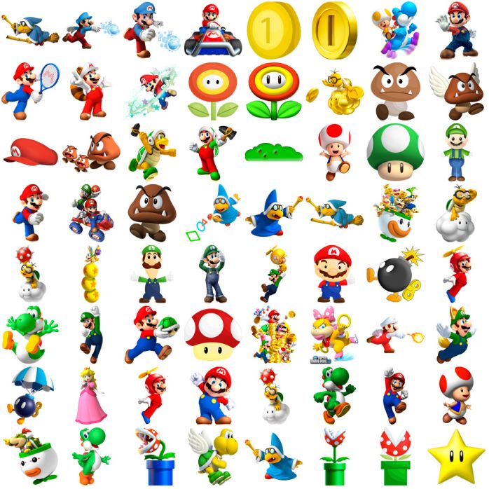 Imagens Png Super Mário Bros Para Produtos Personalizados