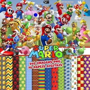 Imagens Png Super Mário Bros Para Produtos Personalizados