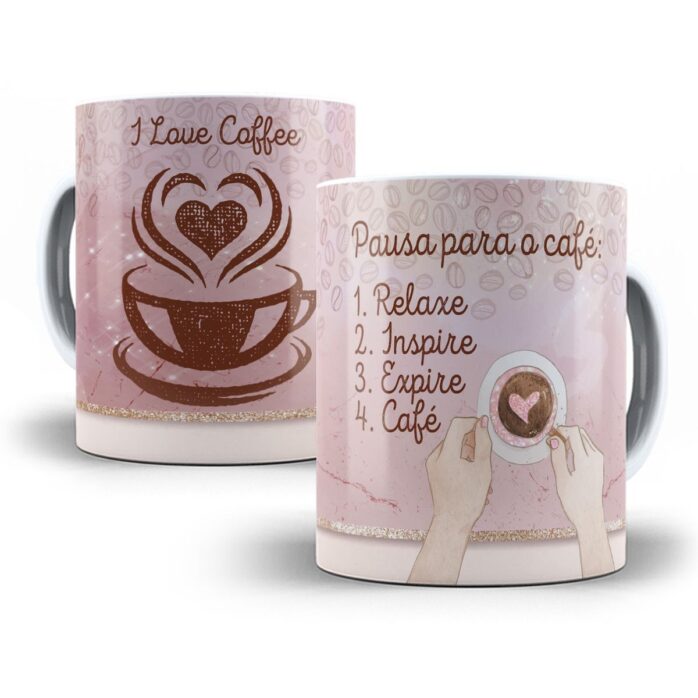 Kit 14 Estampas Caneca Frases Cafe Editavel No Corel 2