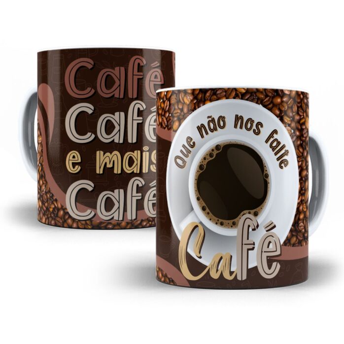Kit 14 Estampas Caneca Frases Cafe Editavel No Corel 7