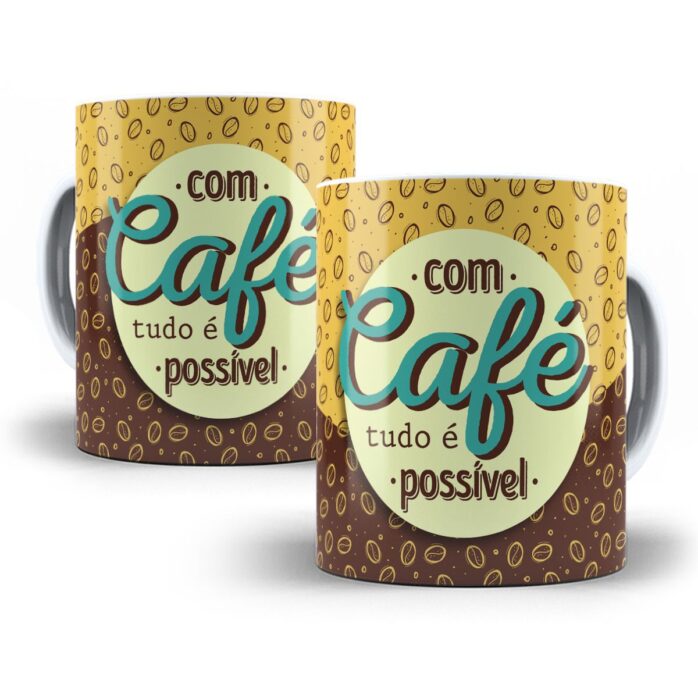 Kit 14 Estampas Caneca Frases Cafe Editavel No Corel 8