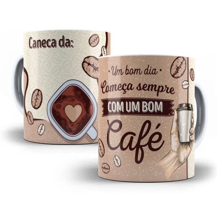 Kit 14 Estampas Caneca Frases Cafe Editavel No Corel 9