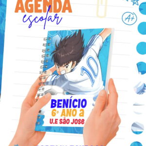 Kit Agenda Escolar Personalizada Casa Mágica Gabby Digital