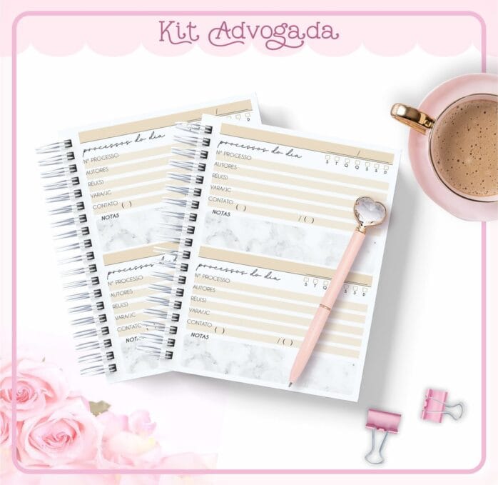 Kit Agendas Advogada