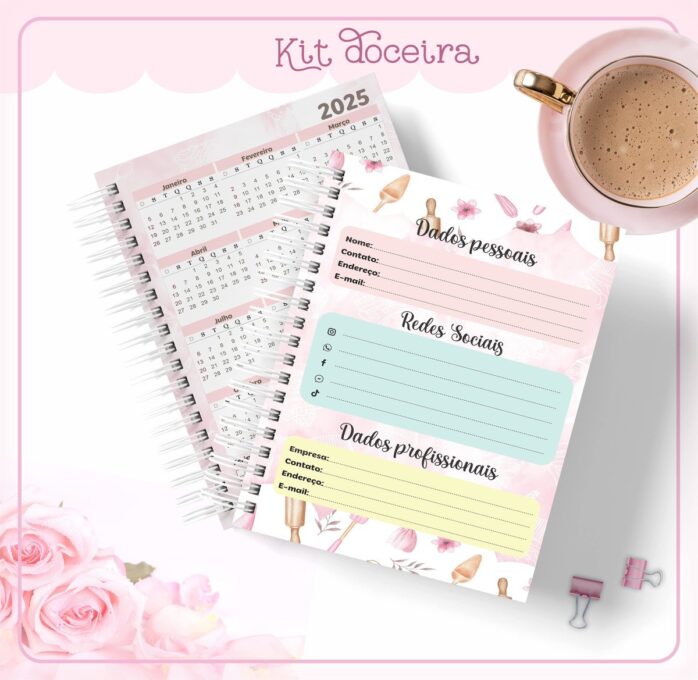 Kit Agendas Doceira