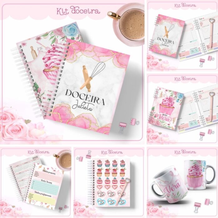 Kit Agendas Doceira