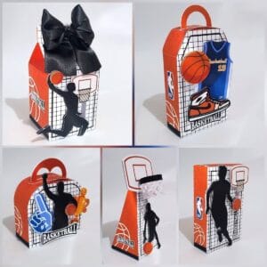 Kit Arquivo de Corte Basquete para Festa em Studio e PDF
