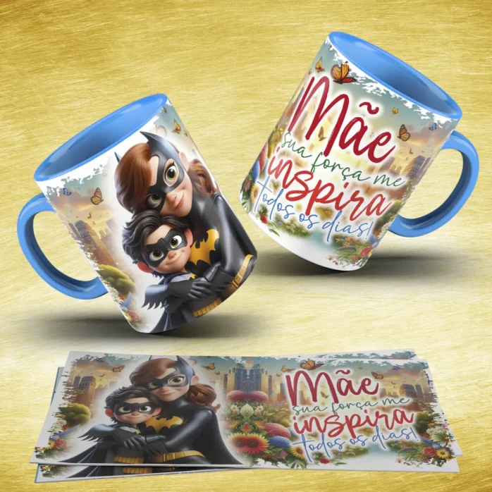 Kit Arte Digital para Caneca - Especial Mães Heróinas