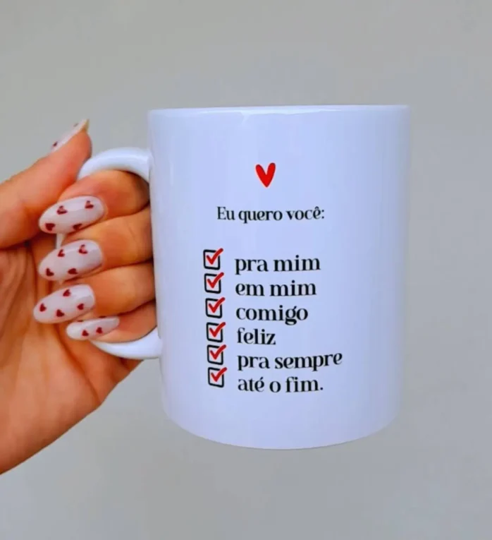 Kit Artes para Canecas - Especial Dia dos Namorados em JPG