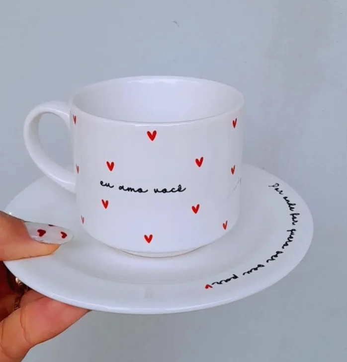 Kit Artes para Canecas - Especial Dia dos Namorados em JPG