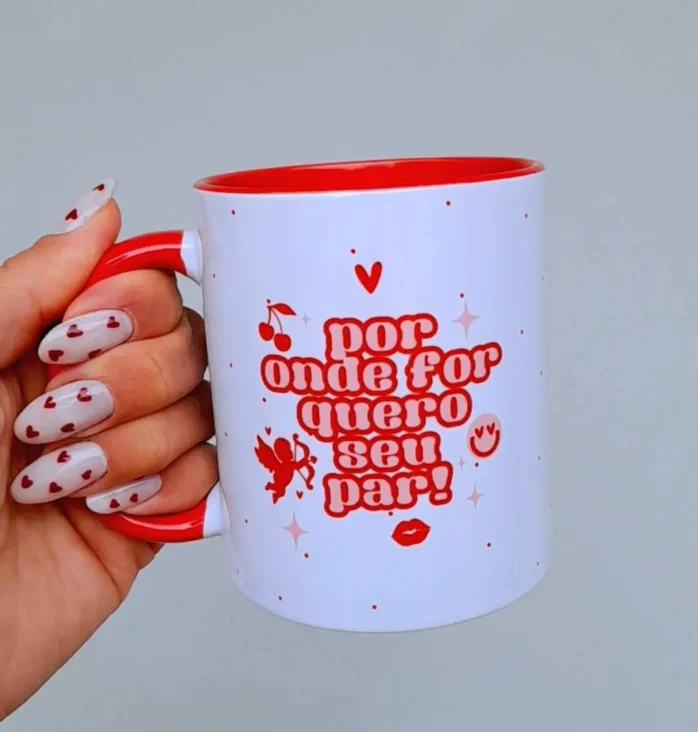 Kit Artes para Canecas - Especial Dia dos Namorados em JPG