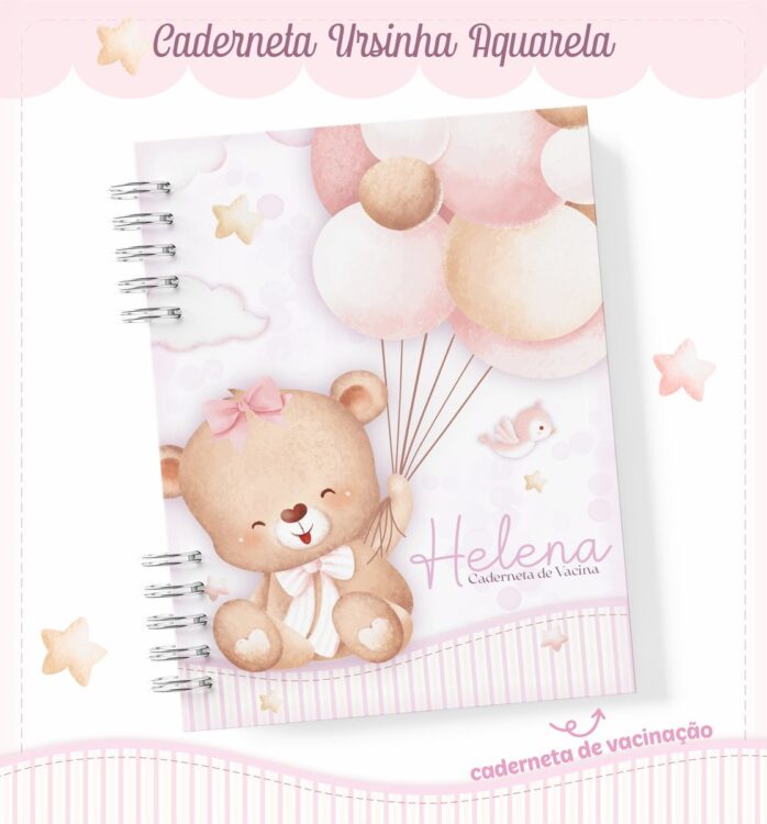 Kit Baby Ursinha Aquarela