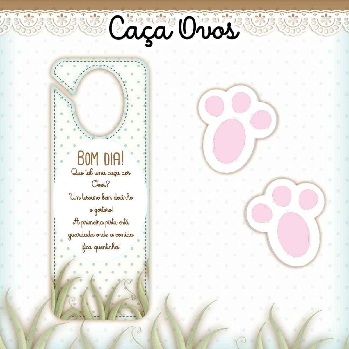 Kit Digital Páscoa Aquarela Floral Caça aos Ovos Coelhinha 4 Kit Digital Páscoa Aquarela Floral Caça aos Ovos Coelhinha - Imagem 4
