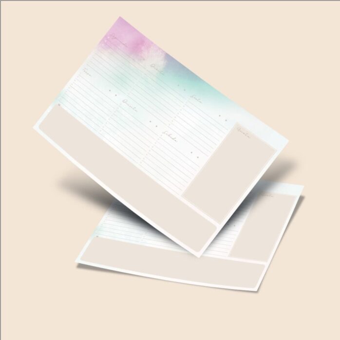 Kit Caderno Abstract