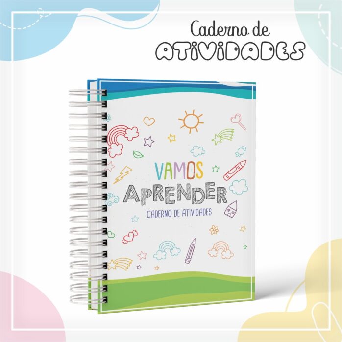kit Caderno Atividades Kids