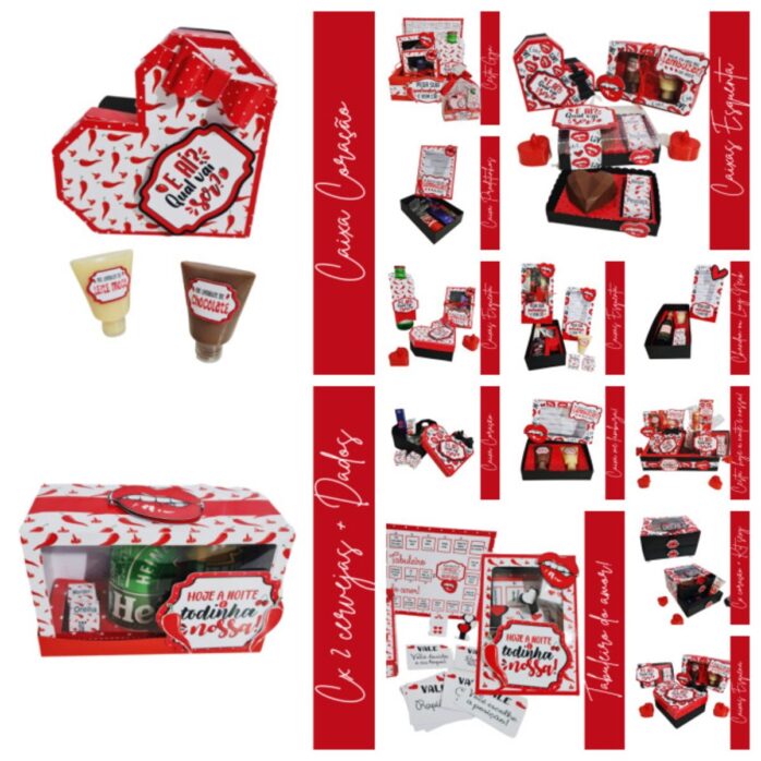 Kit Caixas Namorados