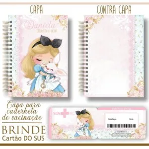 Kit Capa e Cartão Sus Alice 21 Kit Capa e Cartão Sus Alice