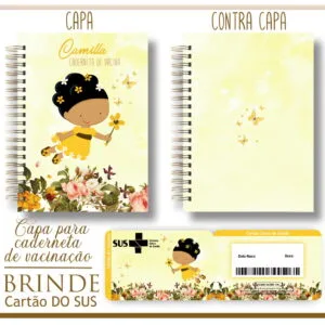 Kit Capa e Cartão Sus Fadinha