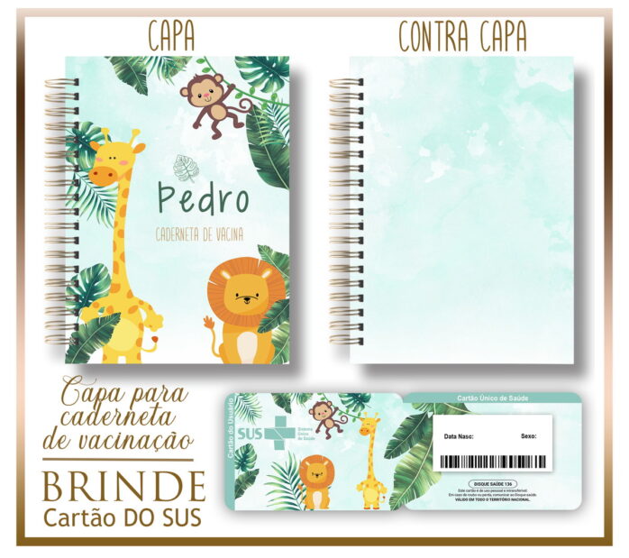 Kit Capa e Cartão Sus Floresta