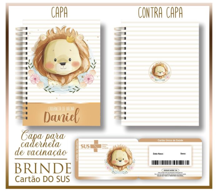 Kit Capa e Cartão Sus Leãozinho