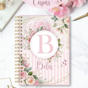 Kit Capas A5 e Artes para Canecas Floral Vintage 11 kit capas a5 para encadernacao artes canecas arquivo 6