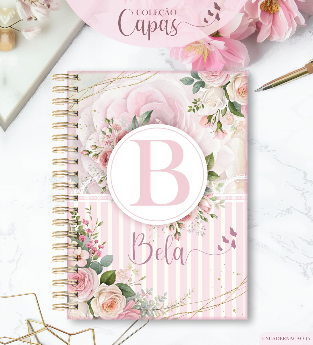 Kit Capas A5 e Artes para Canecas Floral Vintage 1 Kit Capas A5 e Artes para Canecas Floral Vintage