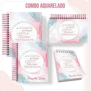 Kit Capas Aquarelado