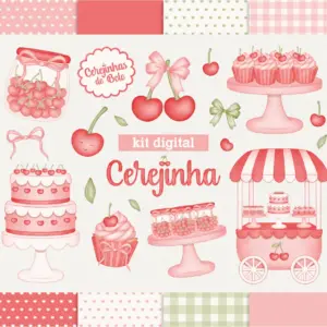 Kit Cerejas em Aquarela PNG para Personalizados e Sublimação 8 Kit Cerejas Em Aquarela Png Para Personalizados E Sublimacao 7