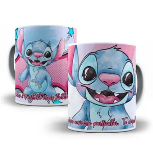 Kit com 18 Designs de Stitch para Sublimação em Canecas