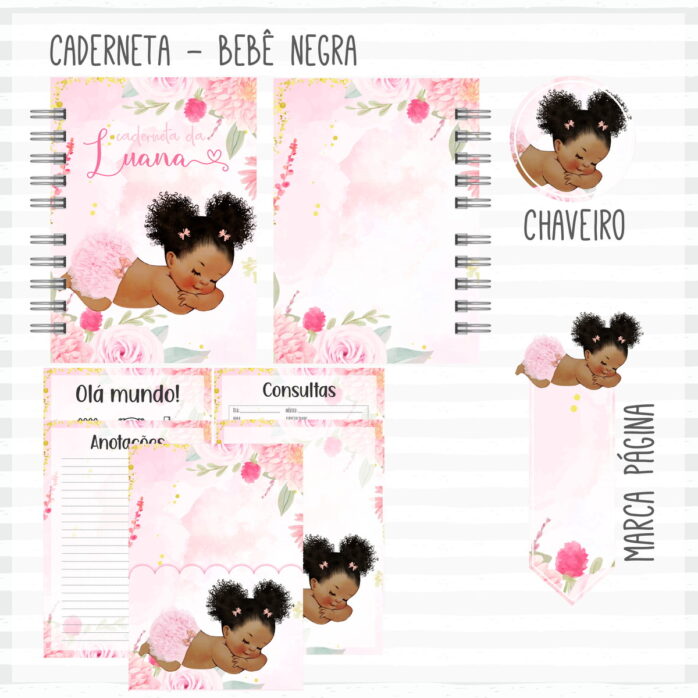 Kit Completo do Bebê Negra Afro