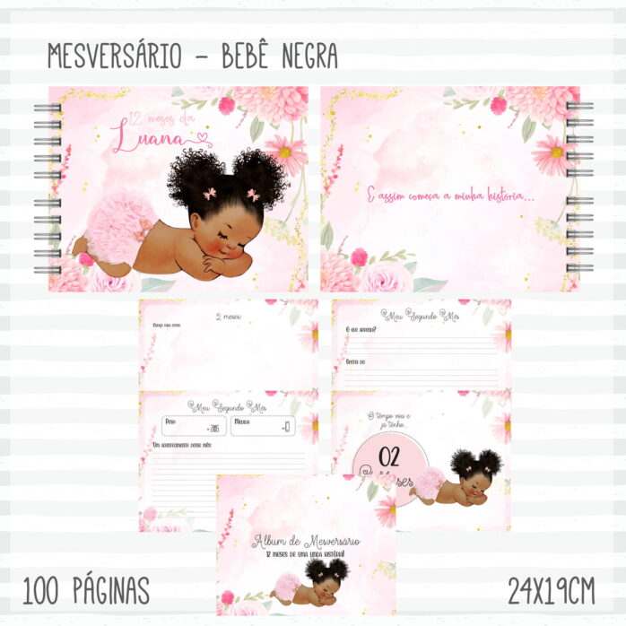 Kit Completo do Bebê Negra Afro