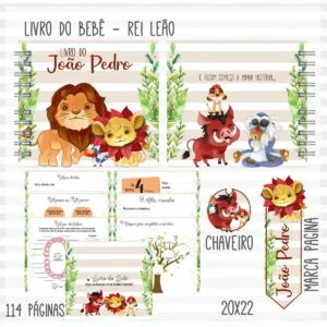 Kit Completo do Bebê Rei Leão 5 Kit Completo do Bebê Rei Leão