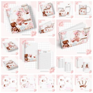 Kit Completo Maternidade Brinquedos Menina