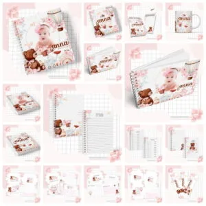 Kit Completo Maternidade Brinquedos Menina