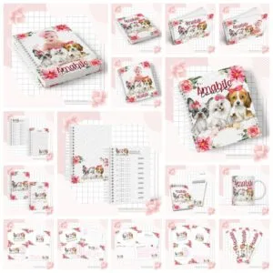 Kit Completo Maternidade Cachorro Menina 13 Kit Completo Maternidade Cachorro Menina