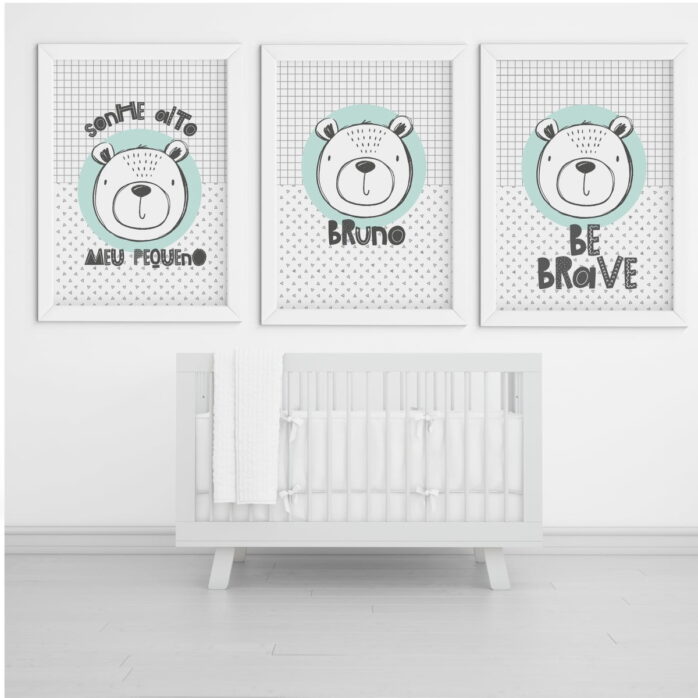 Kit Completo Maternidade Urso Escandinavo
