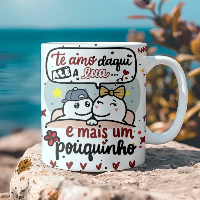 Kit de Arquivos PNG Canecas - Especial Dia dos Namorados