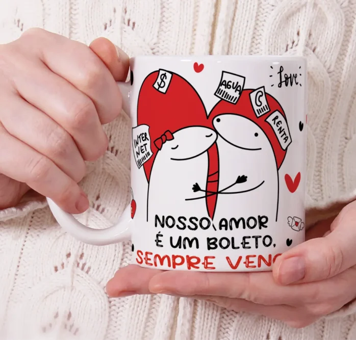 Kit de Arte em PNG para Canecas dia dos namorados Flork