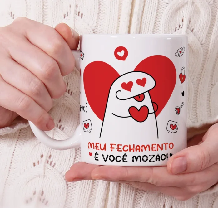Kit de Arte em PNG para Canecas dia dos namorados Flork