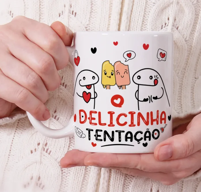 Kit de Arte em PNG para Canecas dia dos namorados Flork