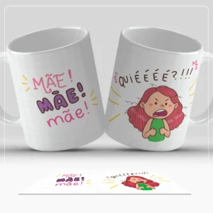 Kit de Artes JPG para Sublimação em Canecas - Dia das Mães