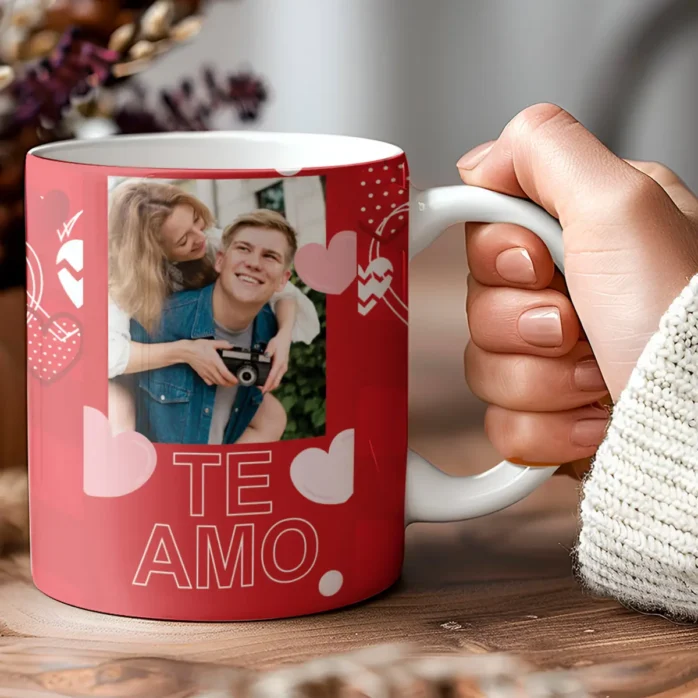 Kit de Artes para Canecas de Namorados - Editável