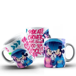 Kit de Artes para Sublimação de Canecas - Mickey & Minnie