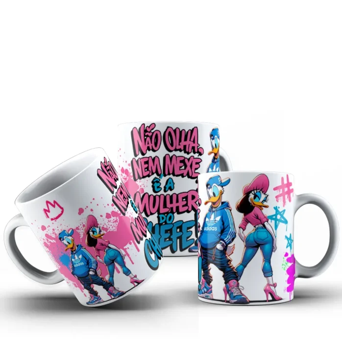 Kit de Artes para Sublimação de Canecas - Mickey & Minnie